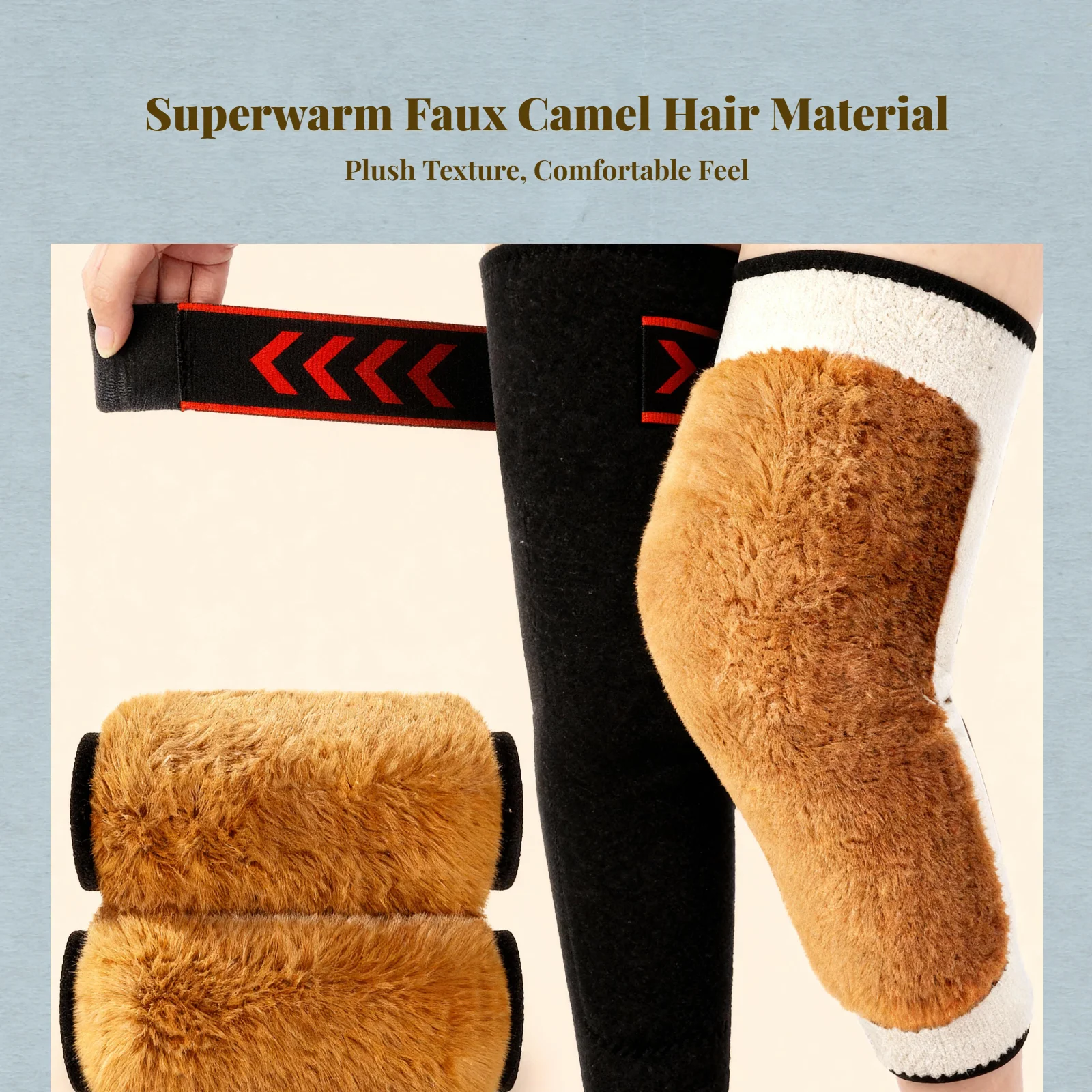 Knee Compression Sleeve, Extra Thick, Heat Retaining, Women