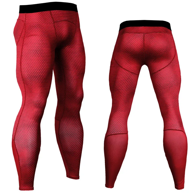 Mallas para correr para hombre, mallas deportivas de compresión, pantalones tácticos para gimnasio, capa Base transpirable de secado rápido, protector contra erupción para hombre