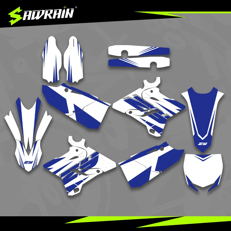

Sawrain for YAMAHA 15-21 YZ125-250 16-21YZ250X Motorcycle Graphics Backgrounds Decal Stickers Kits