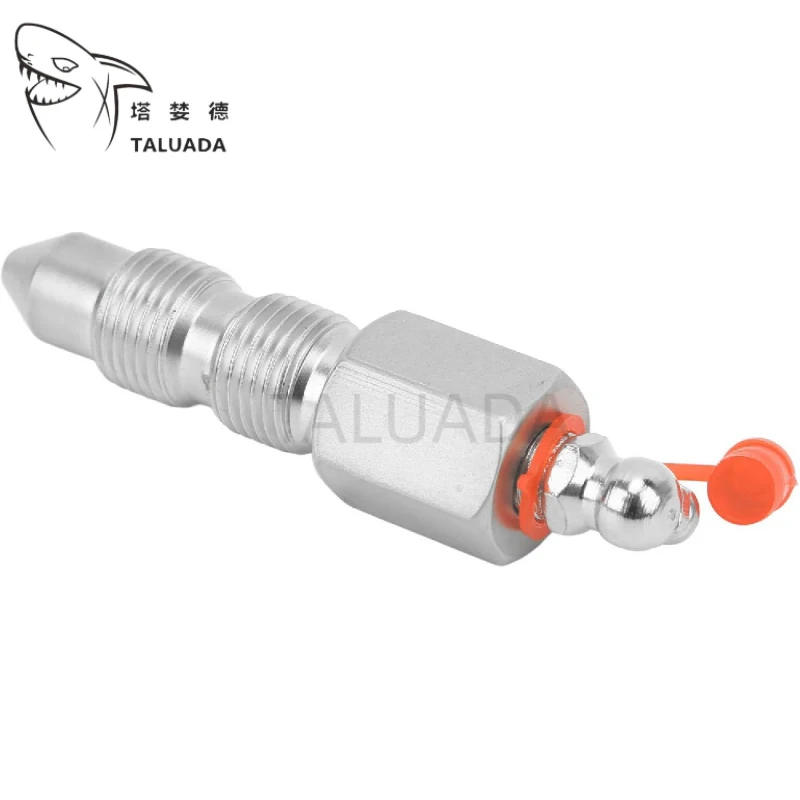 1PCS Oil Cylinder Valve Durable For PC56/60/120 Stainless Steel Track Adjuster Excavator Accessory High Quality 1 Year Warranty