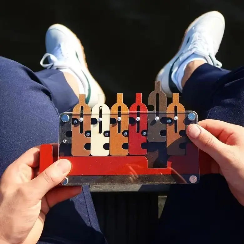 High Difficulty Level IQ Maze Puzzle Toy Waiter's Tray Labyrinth Wooden Brain Teaser For Adults And Children Juego De Ingenio