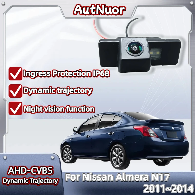 

For Nissan Almera N17 2011~2014 CCD Trunk Handle Reverse Camera / Night Vision Rear View BackUp Parking Camera