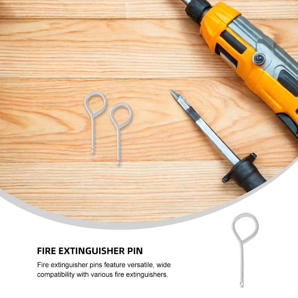 Conjunto de pinos de bloqueio de metal, 20 peças, pinos de substituição para extintores de incêndio, suprimentos para casa, equipamentos de segurança, acessórios para carro