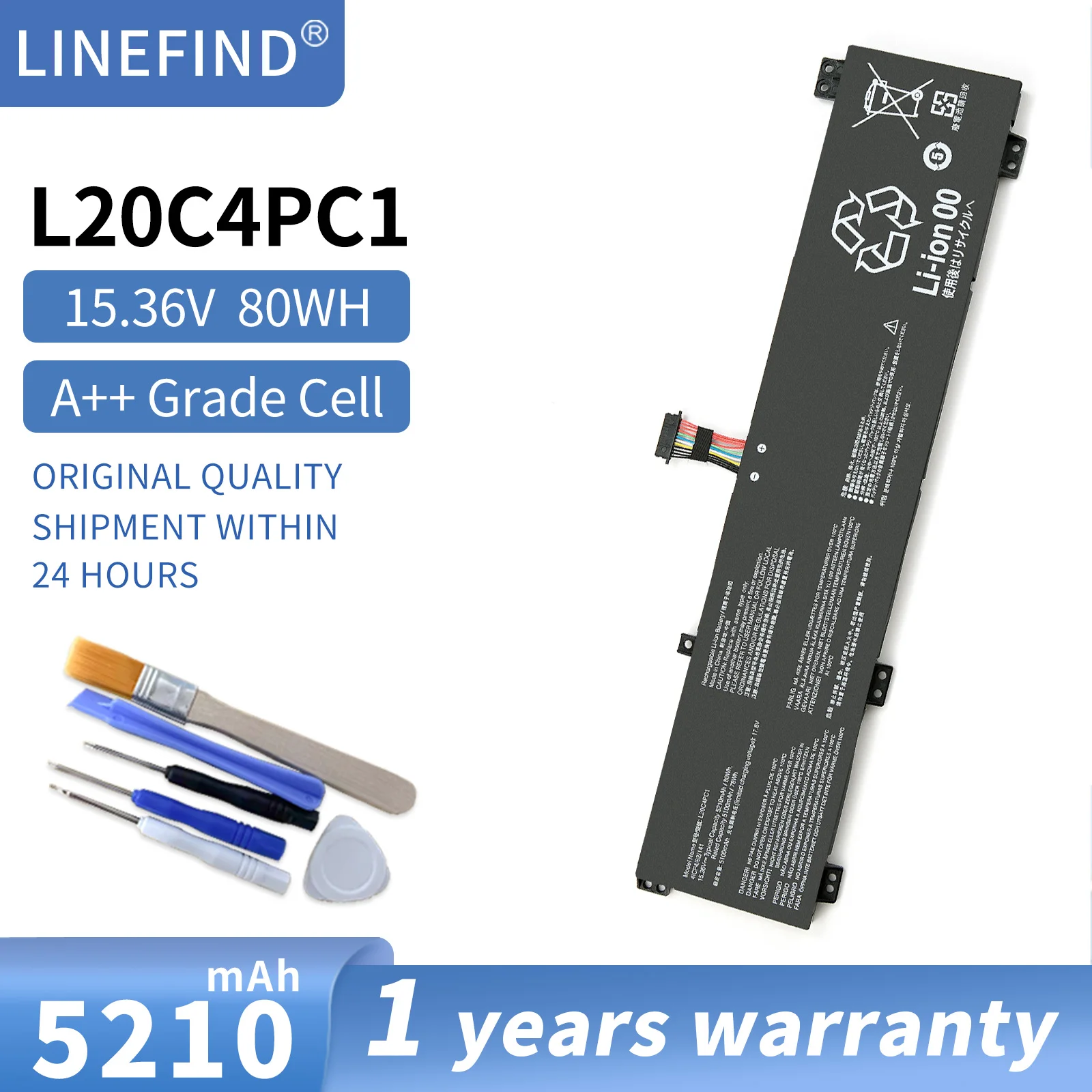 L20C4PC1 L20D4PC1 L20M4PC1 Laptop Battery For Lenovo Legion 5 15ACH6 15ITH6H Pro-16ACH6 Legion 7-16ITHG6 7-16ACHG6