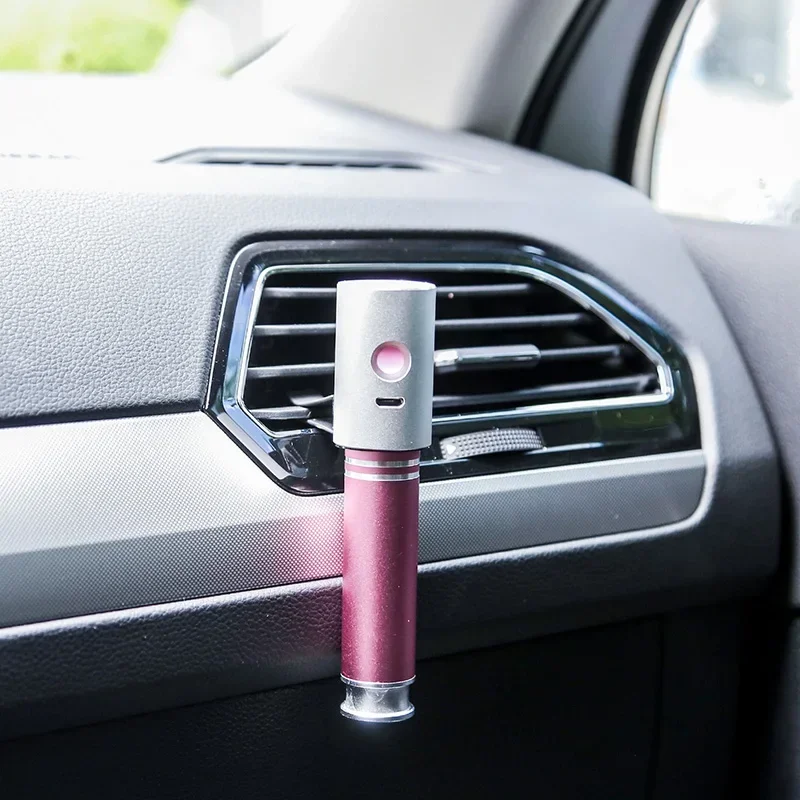 New product 2024 USB rechargeable  mini air freshener  15ml humidifier  aroma oil diffuser use for car easy to carry