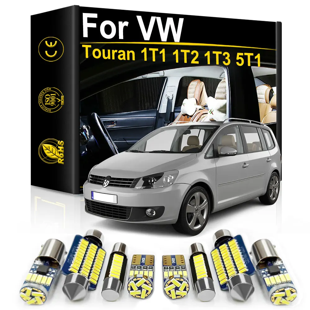 

For Volkswagen VW Touran 1T1 1T2 1T3 5T1 Accessories 2003 2004 2005 2006 2007 2008-2016 2017 2020 Car Interior LED Light Canbus