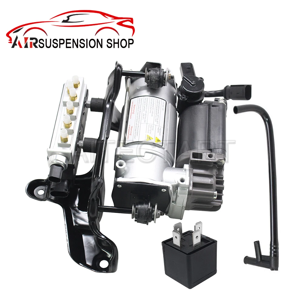 

For Mercedes W220 S-Class Air Suspension Compressor Pump Assembly With Valve Block & Relay & Air Pipe OEM 2203200258 2203200104