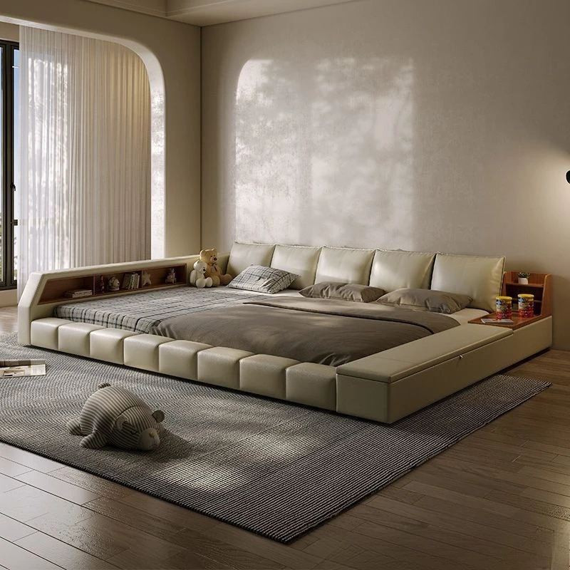 Bed tatami parent-child bed two-child family family three or four splicing beds bedroom double child and mother bed