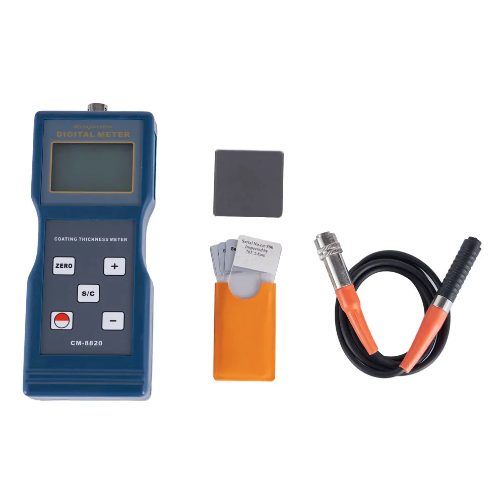 Digital Coating Thickness Gauge High Resolution Thickness Meter CM-8820