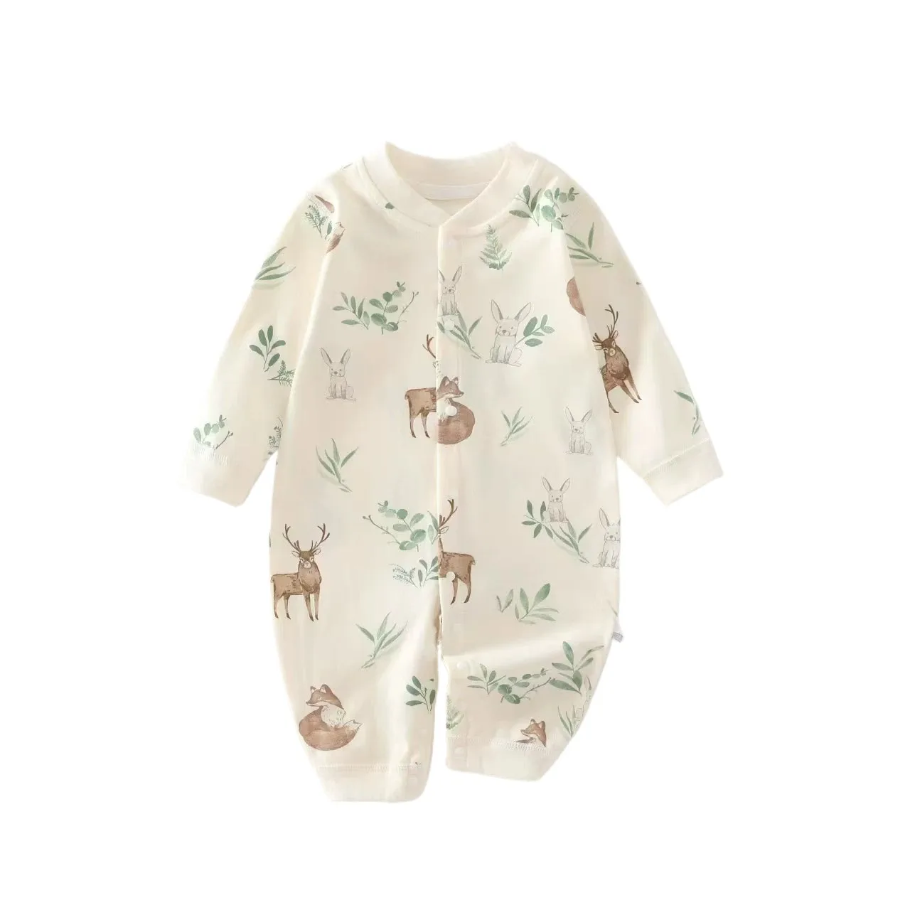 

Baby Onesie Spring and Autumn Cotton Pajamas Boys Girls Baby Jumpsuit Cute Printed Bodysuit Newborn Comfortable Onesie