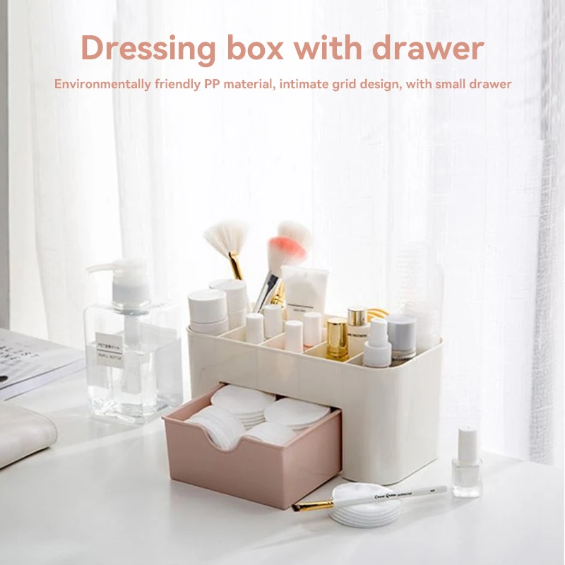 Multi-functional Storage Box For Nail Box Cotton Buds Book Accessories Office Desktop Tools Jewellery Box Cosmetic Storage Box