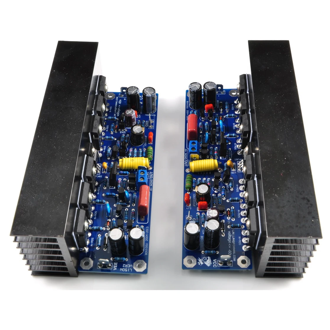 

LJM L150W Class AB DC +/- 45V 200W8R (+-60V) 400W 4R (+-60V) MONO Amplifier Finished Board 200W MOSFET IRFP250 FET