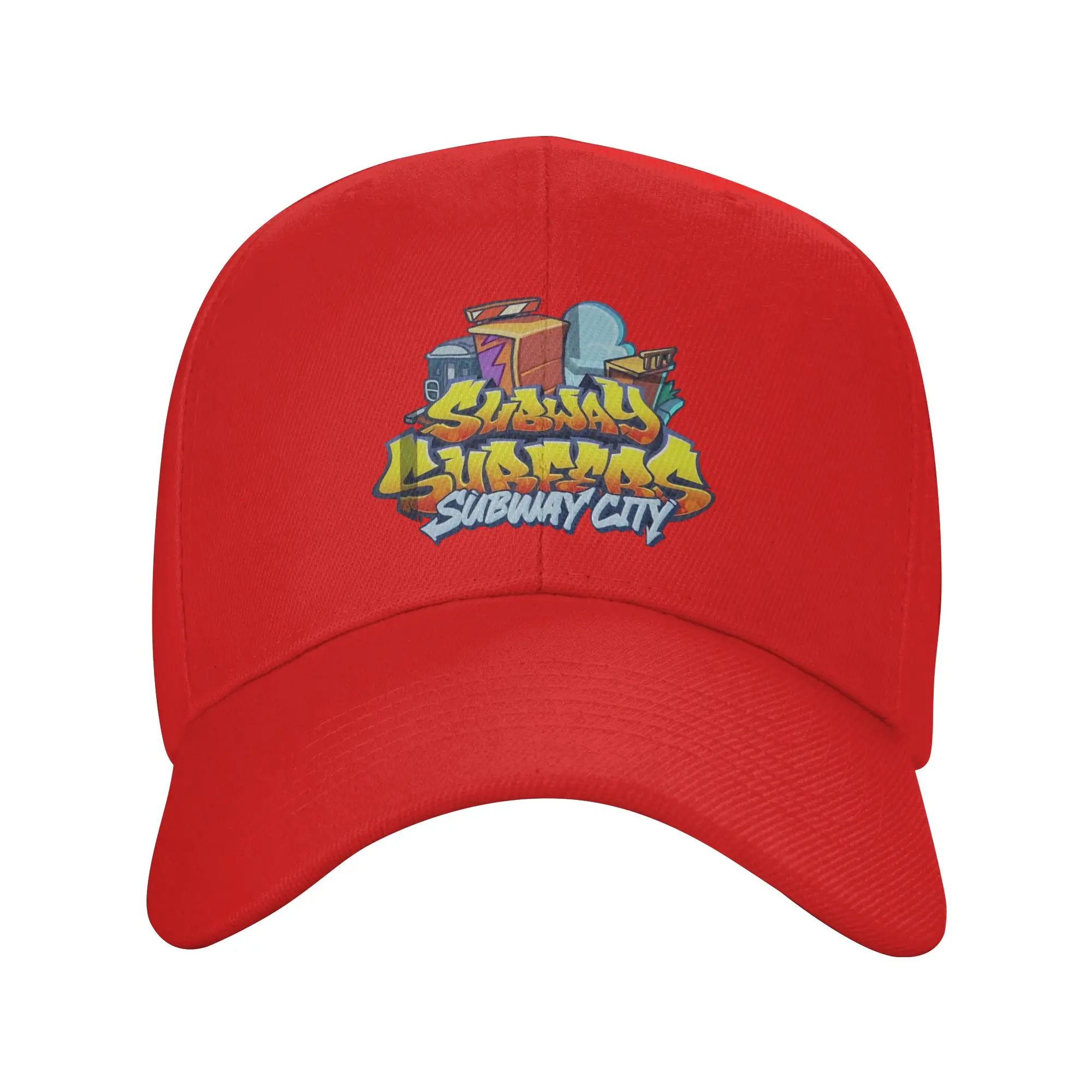 Casual Subways Surfers Golf Hat Unisex Headwear  Formal Golf Adjustable Sun Hats
