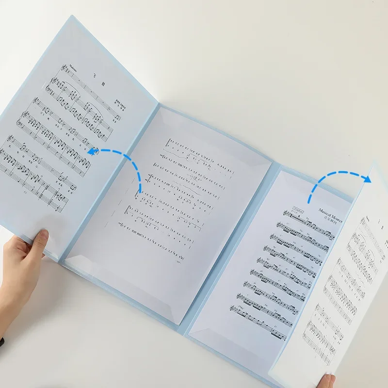 Music supplies Modifiable Folding and unfolding exhibition piano score folder music A4 Score Manager book folder