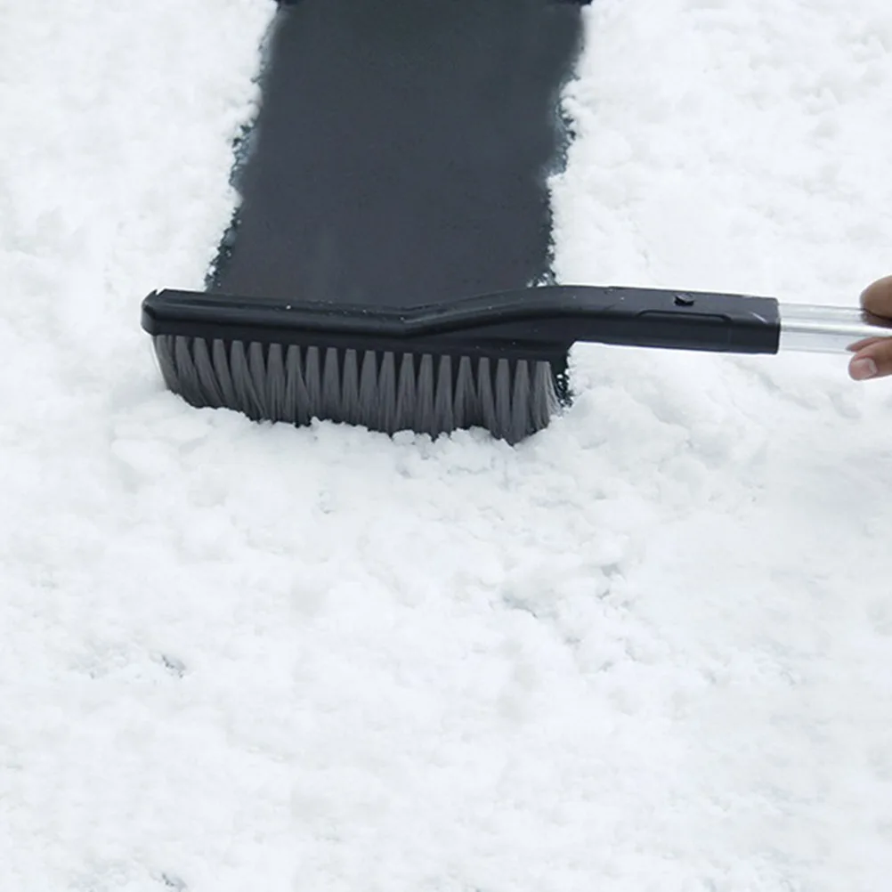 

2 in 1 Car Windshield Snow Shovel Brush Durable ABS Long Handle Ergonomic Design Cold Resistant Easy Storage Auto Winter