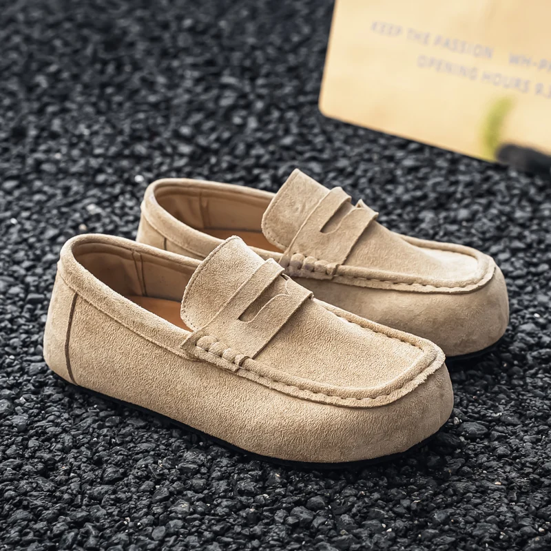 

Men's Leathe Casual Slip On Comfortable Light-Weight Loafers Moccasin Driving Shoes for Male