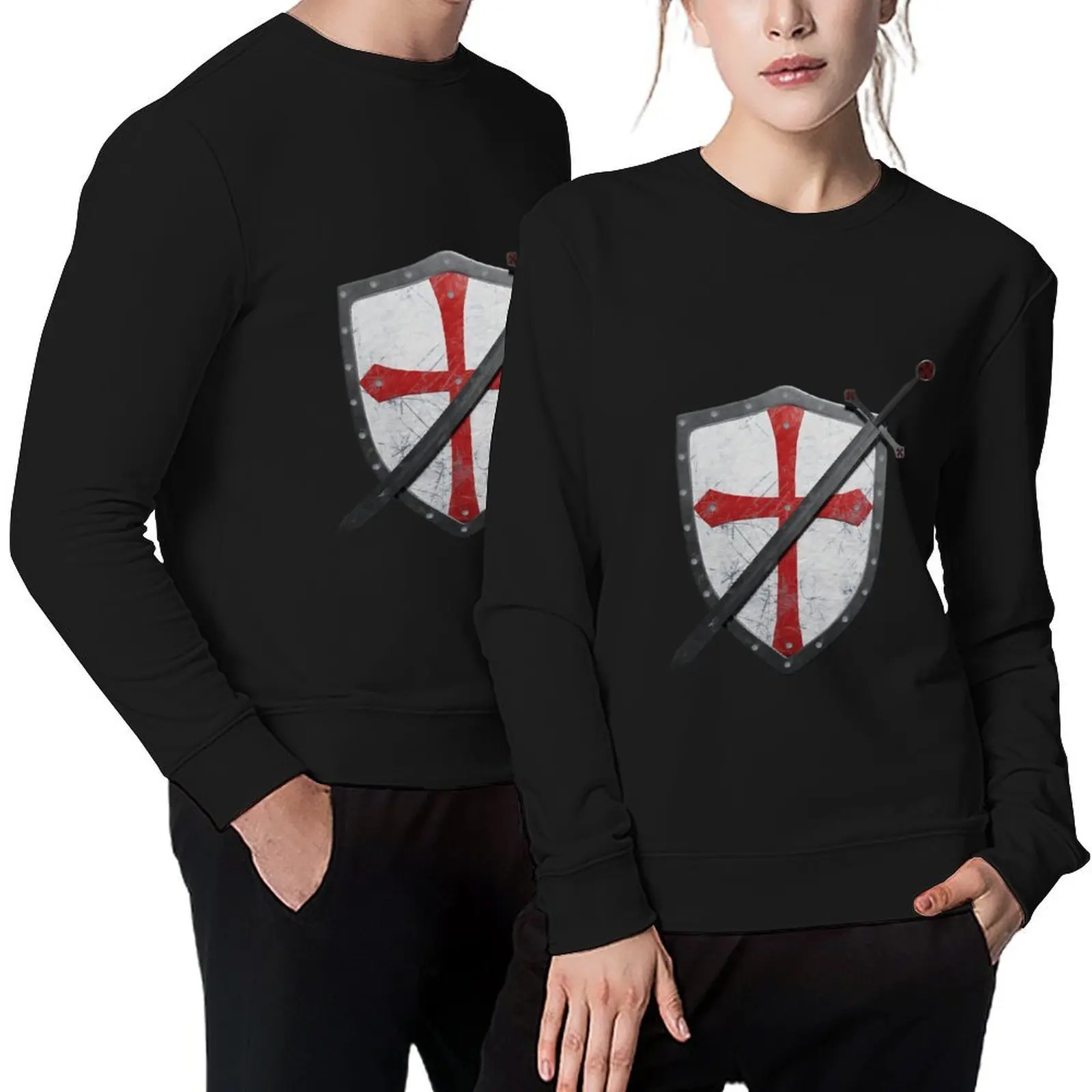 

Crusader Sword and Shield Pullover men's coat men's clothes men wear tracksuit hooded sweatshirts