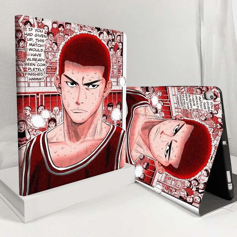 

Милый чехол для планшета Anime Slam Dunk Art для iPad Pro Air Mini 2 3 4 5 6 7 7th 8th 9th 10. 11th 10.2 9.7 10.5 10.9 11 12.9 13 дюймов