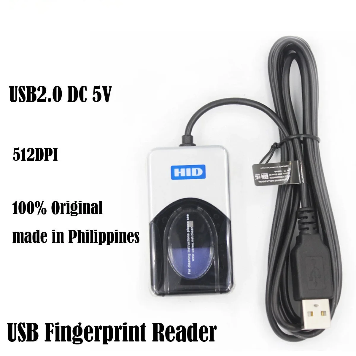 

USED Original genuine HID U.are. U4500/URU4500 fingerprint recognition collector USB fingerprint reader