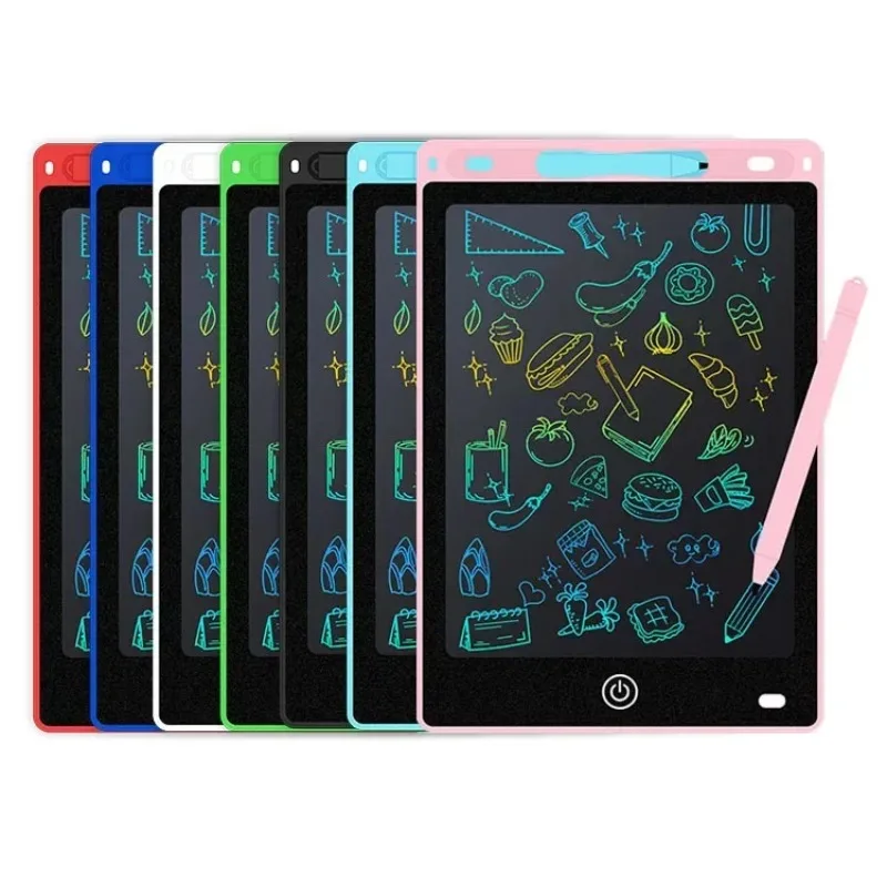 Tableta de escritura LCD de 10/12/pulgadas, tablero de dibujo, cuaderno de bocetos de grafiti para niños, pizarra de escritura a mano, tablero de dibujo mágico, juguete para regalo para niños