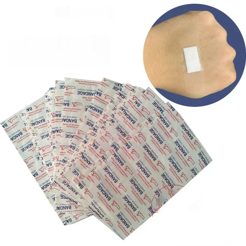 Vendaje adhesivo hemostático impermeable para niños, Kit de primeros auxilios de emergencia, adhesivo protector transparente, 160 Uds.