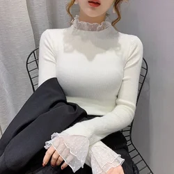 2025 New Turtleneck Cashmere Sweater Women Winter Jumpers Knit Female Long Sleeve Thick Loose Pullover Bottoming Sweater