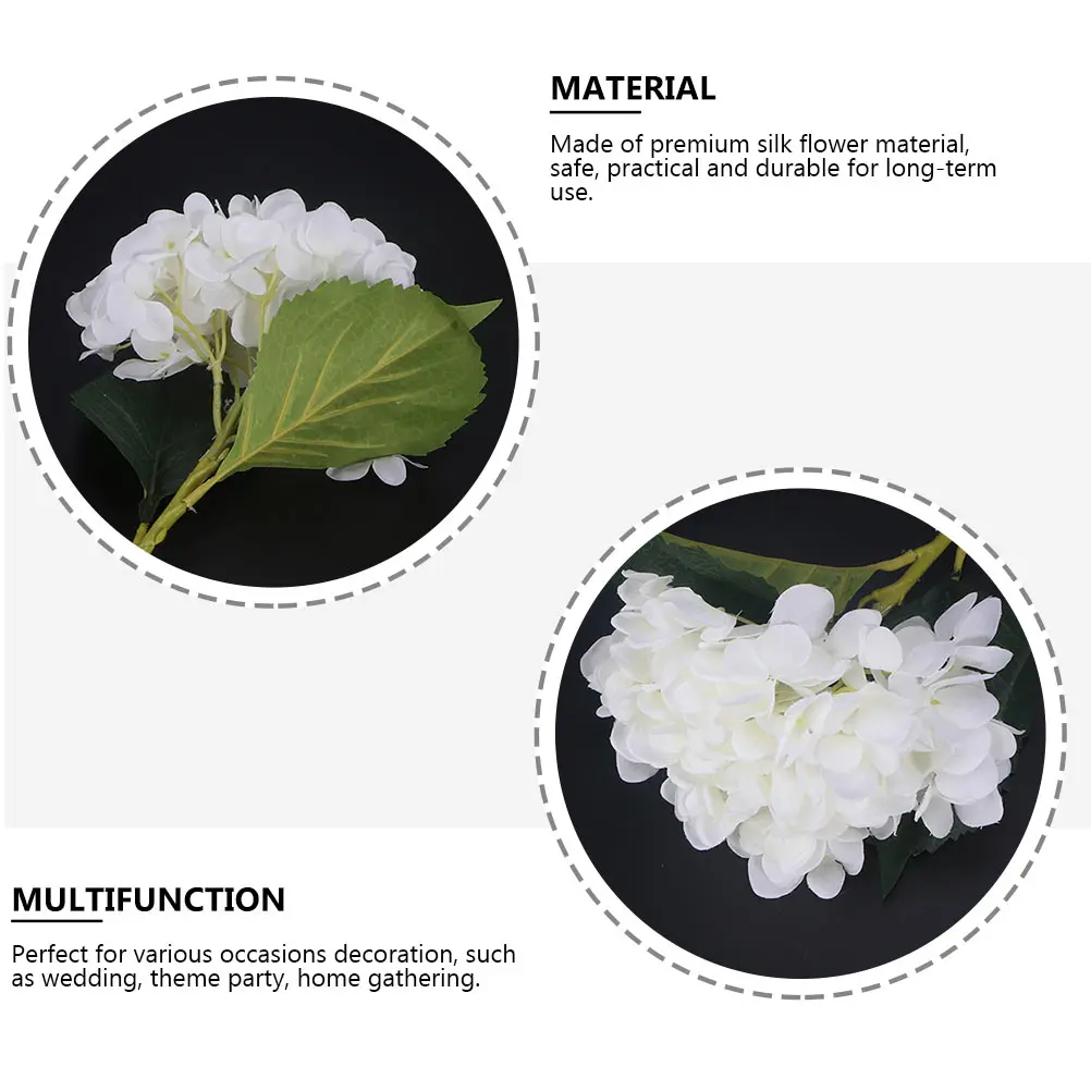 

2pcs Artificial Wedding Bouquet Household Furnishing Festival Flower Ornament Bridal Bouquet Simulated Decorative Flower Theme
