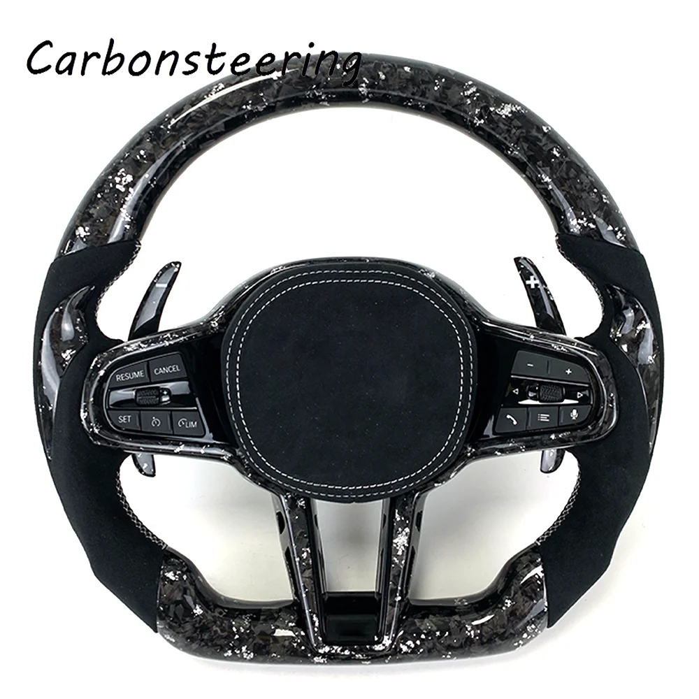 

Автомобильные аксессуары для BMW, индивидуальный руль из углеродного волокна с лягушкой для F30 F80 G20 G30 G80 G82 G40 F90 F92 M3 M4 XM X3M X4M