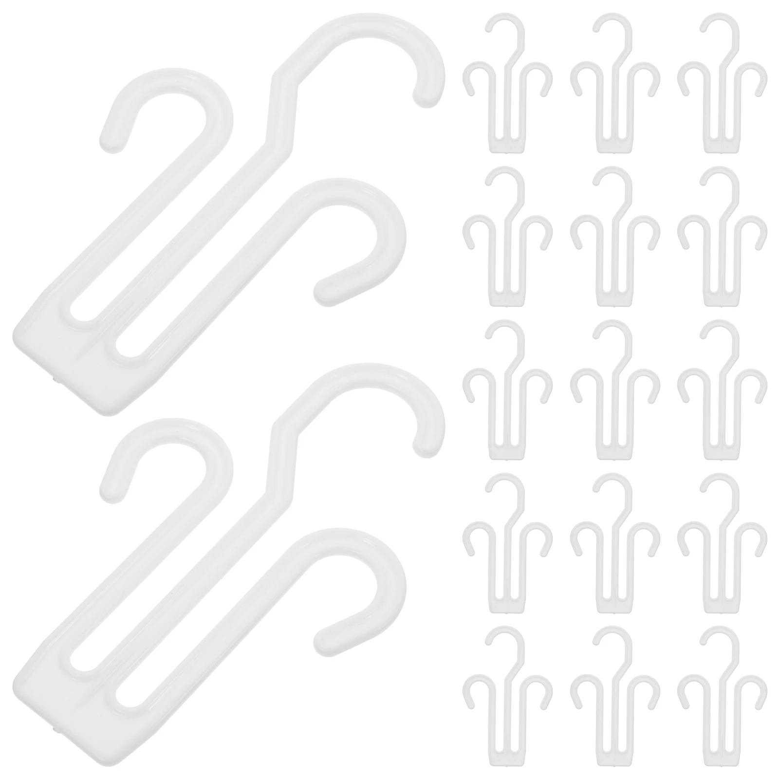 

30pcs Hooks Hangers Rack Plastic Display Drying PP Bathroom Slippers Organizer Storage Shoes Drying Rack Decorative Racks