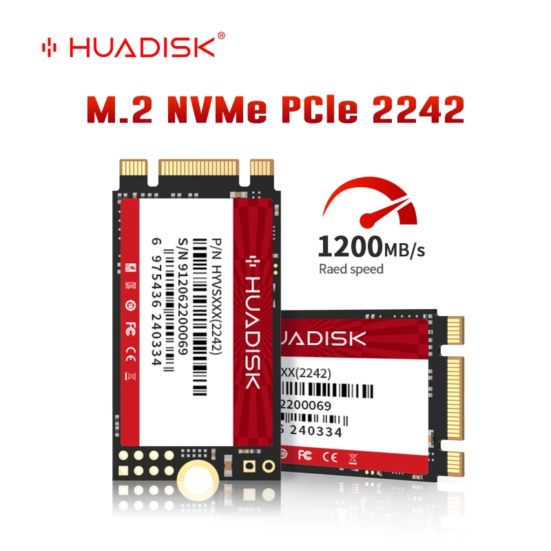 HUADISK NVMe M2 SSD 1TB 512GB 256GB 128GB PCIe3.0 M.2 2242