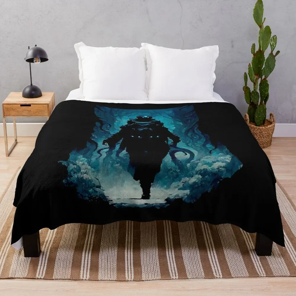 

Abyss Walker Throw Blanket Flannel Comforter Plush Blankets