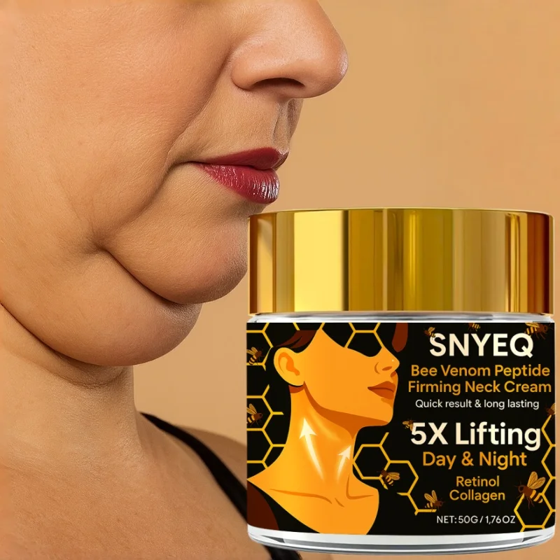 

1 шт. усовершенствованный пчелиный веном немедленно подтягивает крем для двойного подбородка и шеи, который обладает коллагеном, ретинолом, никотинамидом.