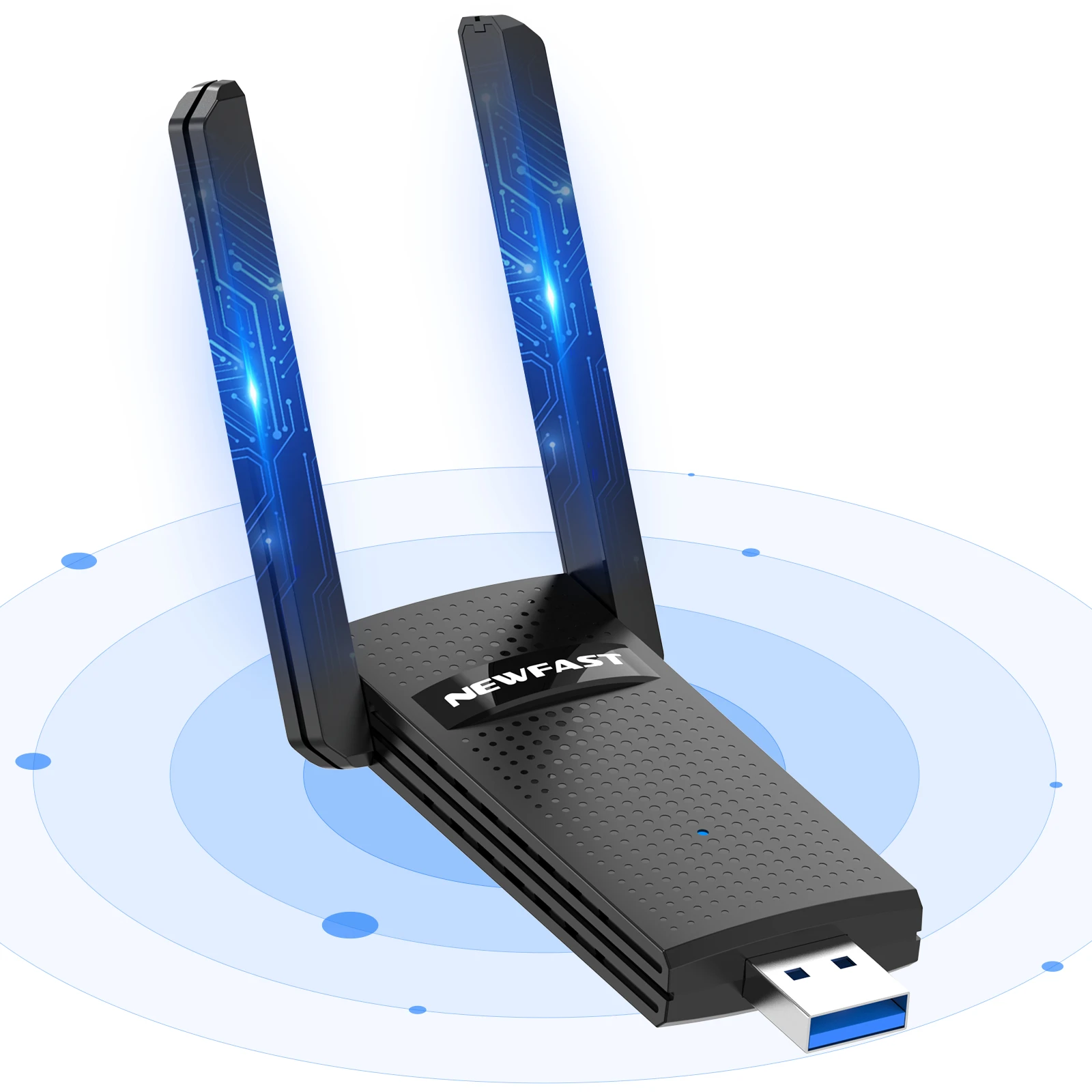 COMFAST 1300M USB アダプター WiFi 無料ドライバー ネットワーク カード 2.4G/5G RTL8812CU レシーバー PC Windows XP/7/8/8.1/10/11 Mac Linux 用