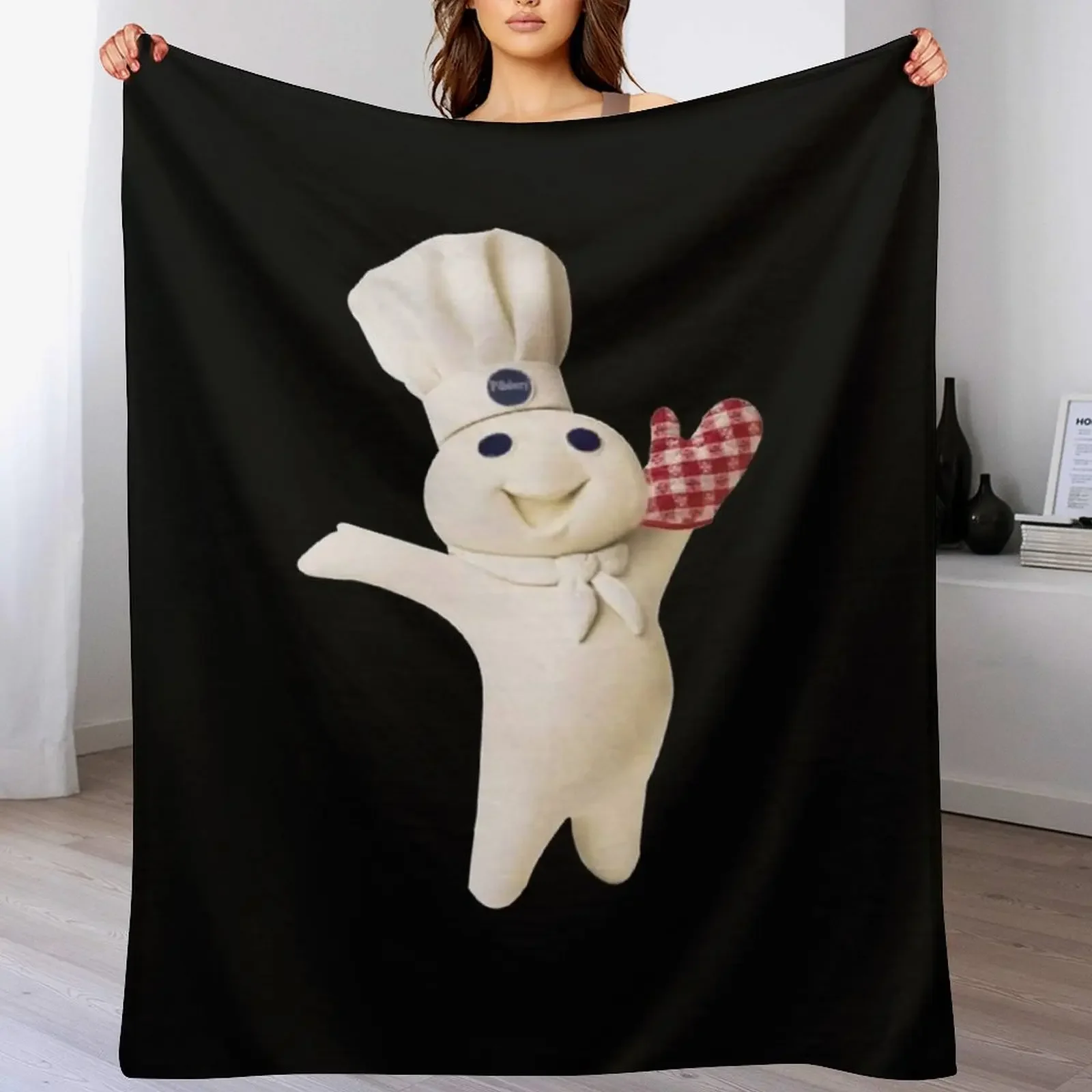 

Pillsbury Doughboy Throw Blanket Decoratives blankets and throws Soft Bed linens Blankets