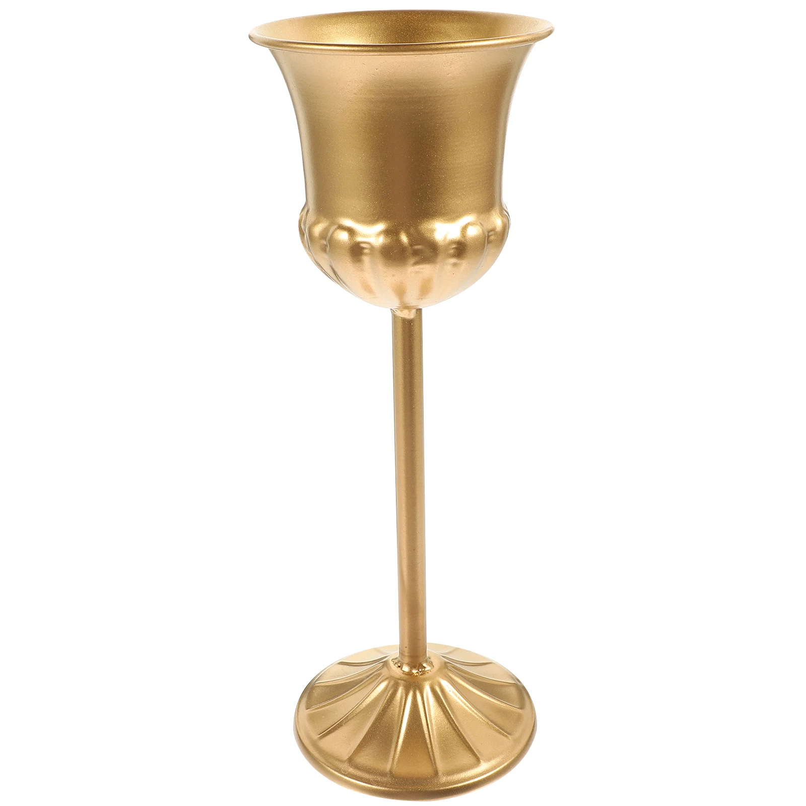

Gold Urn Planter Golden Flower Utensils Vase for Flowers Home Desktop Decoration Office