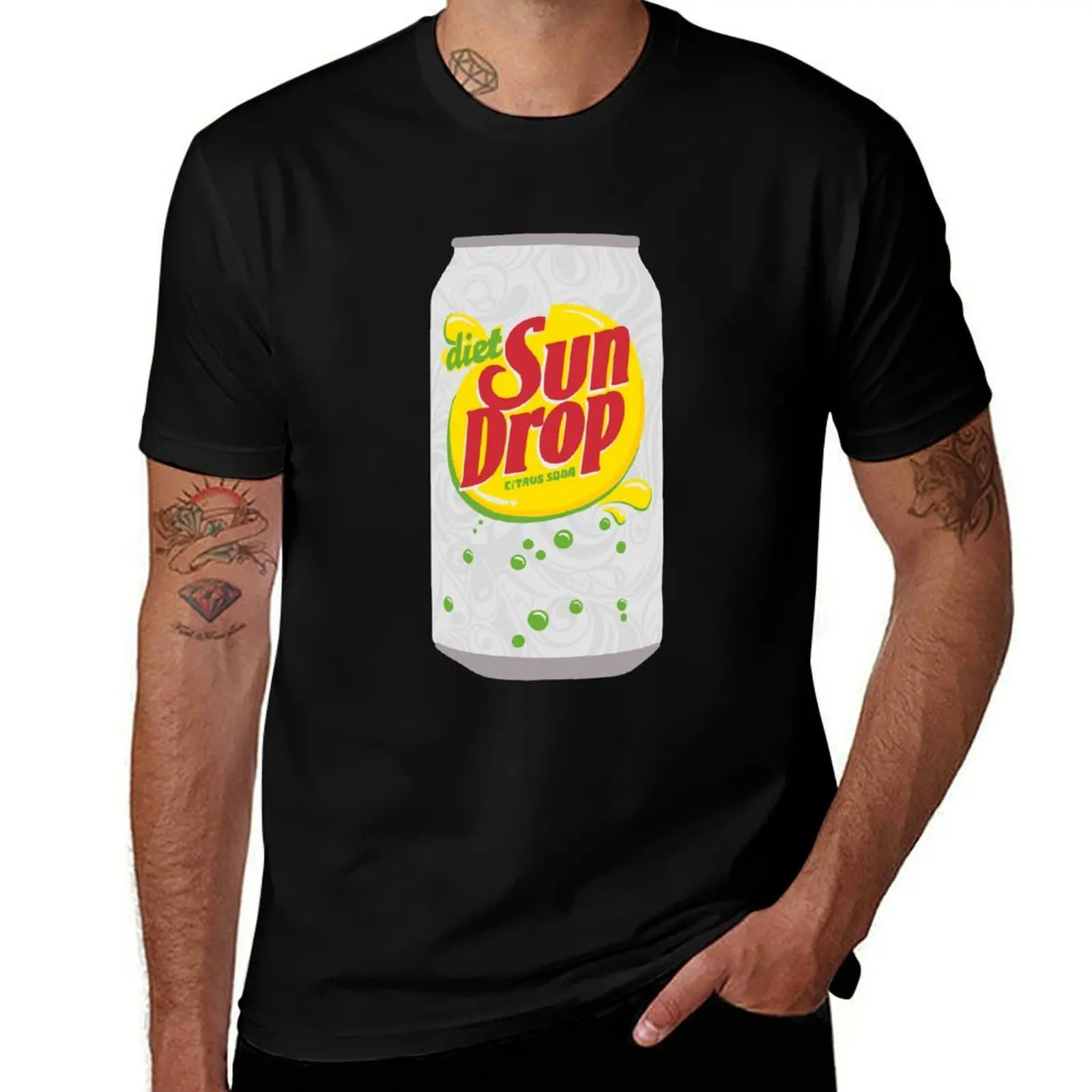 

Diet Sundrop Can T-Shirt man tshirt man t shirt summer t shirts for man graphic vintage T-Shirt