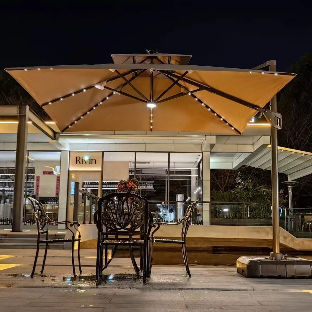 

Charging, dual-use, courtyard, umbrella villa, garden, terrace, lamp