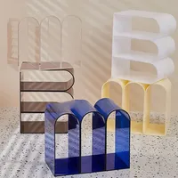 Three-layer Bookshelf Acrylic Magazine Rack Book Storage Rack