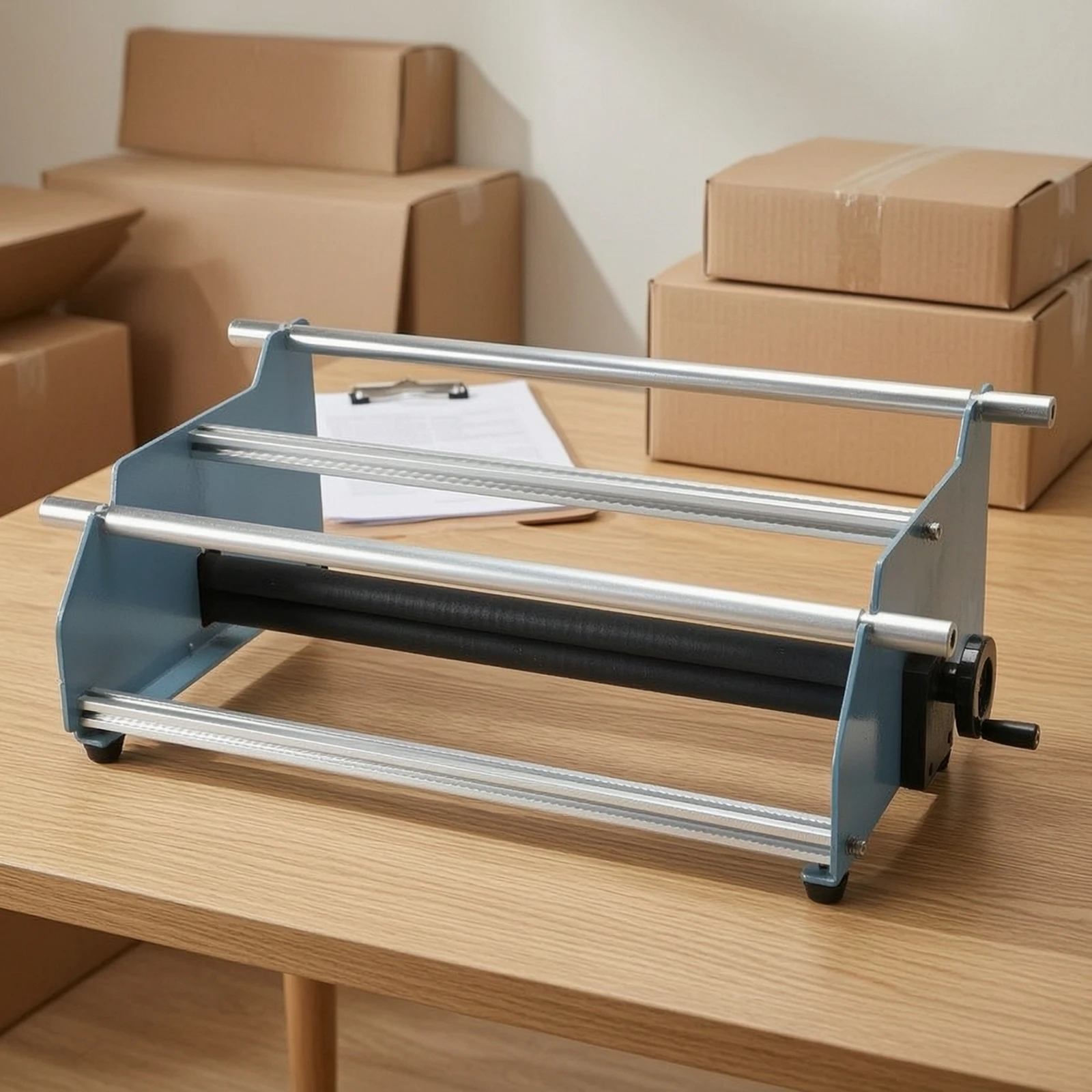 Honeycomb Paper Stretching Machine Shockproof Manual Paper Dispenser with Hand Crank Packaging Equipment Eco-Friendly Recyclable view 4