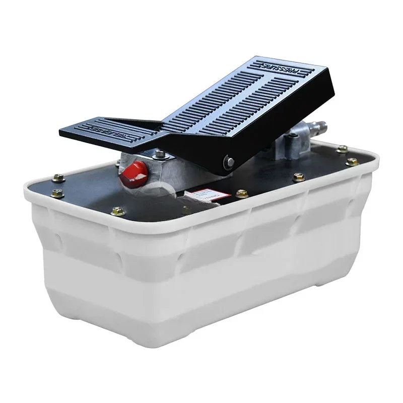 For Pneumatic Hydraulic Pump Foot Operated Pump 70Mpa 2.3L Power Unit Air Driven Hydraulic Manual Pump Metal Beam Corrector