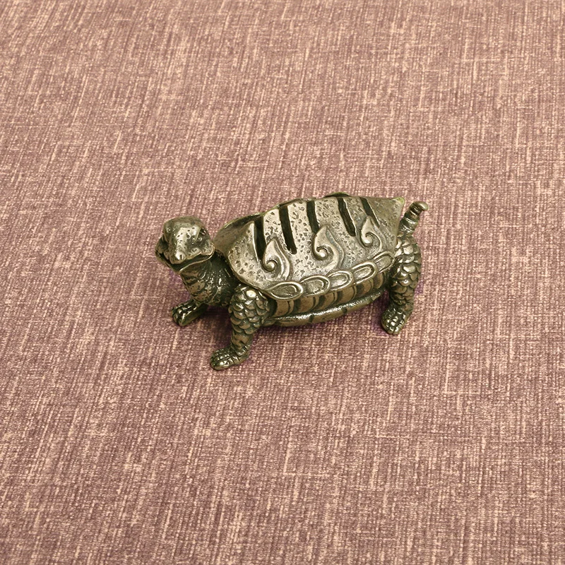 

Brass Money Turtle Aromatherapy Stove Mascot Home Office Desktop Ornament