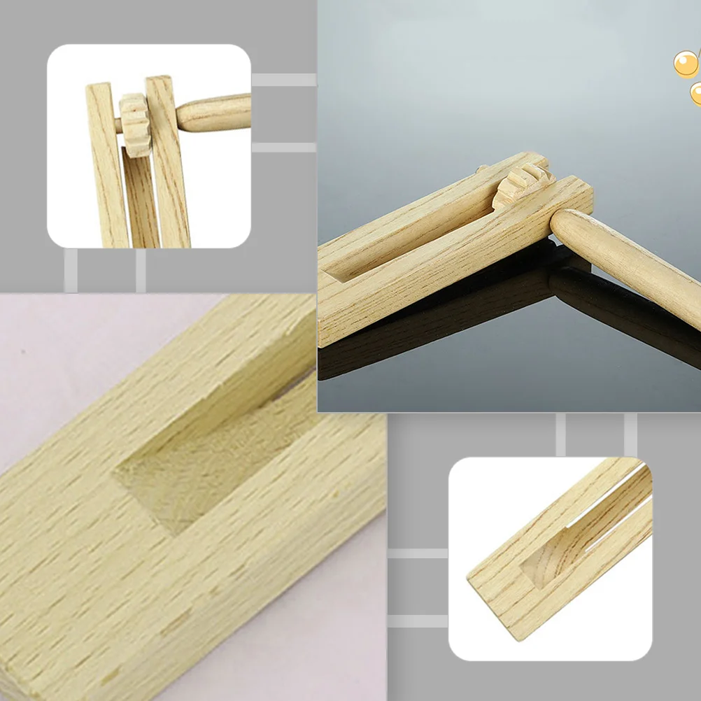 3pcs Wooden Castanets For Kids Lovely Design Music Instrument Ratchet Noise Maker Children Percussion Plaything Educational