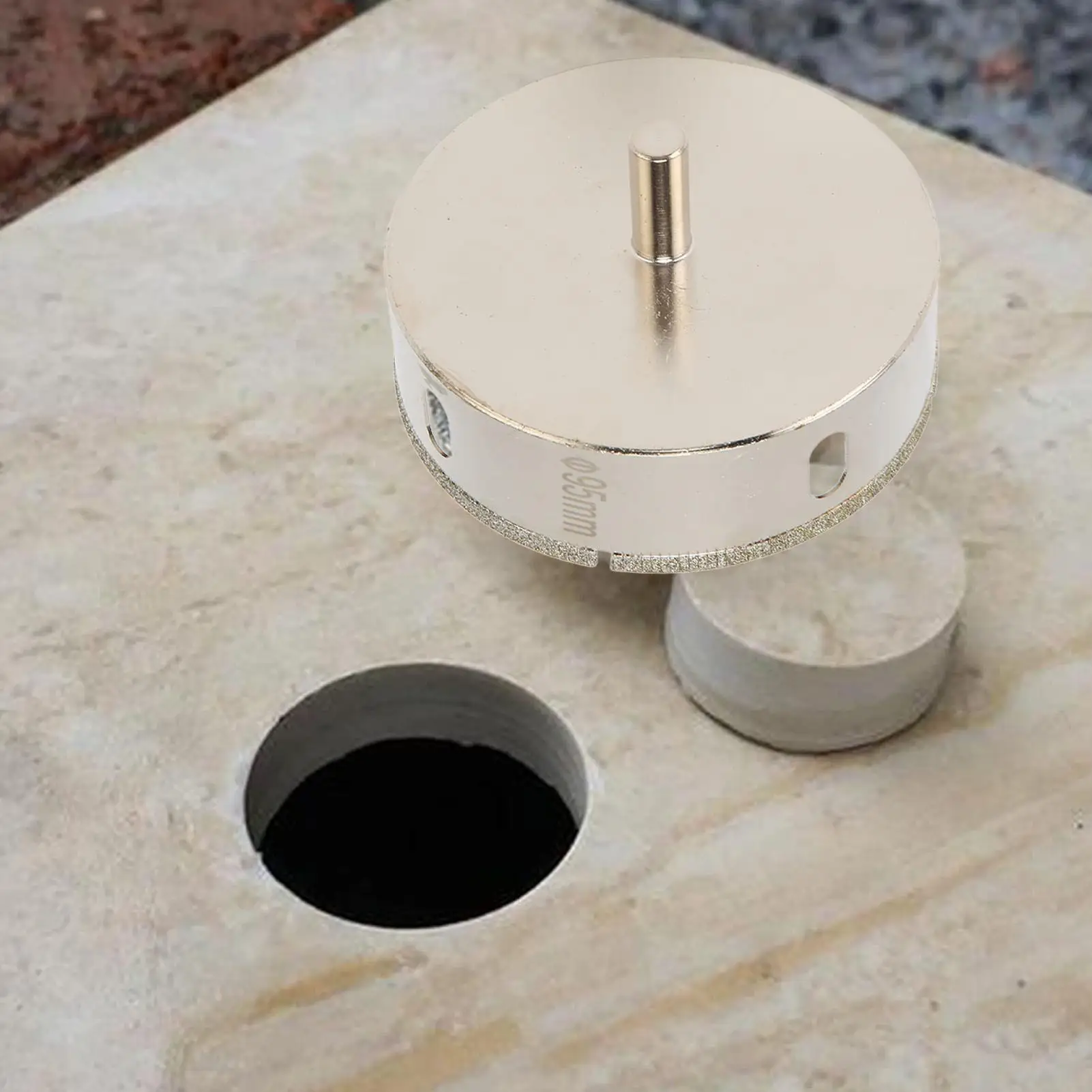 High-Speed Rotary Hole Saw Bit for Ceramic Porcelain Tiles Glass Marble Quartz