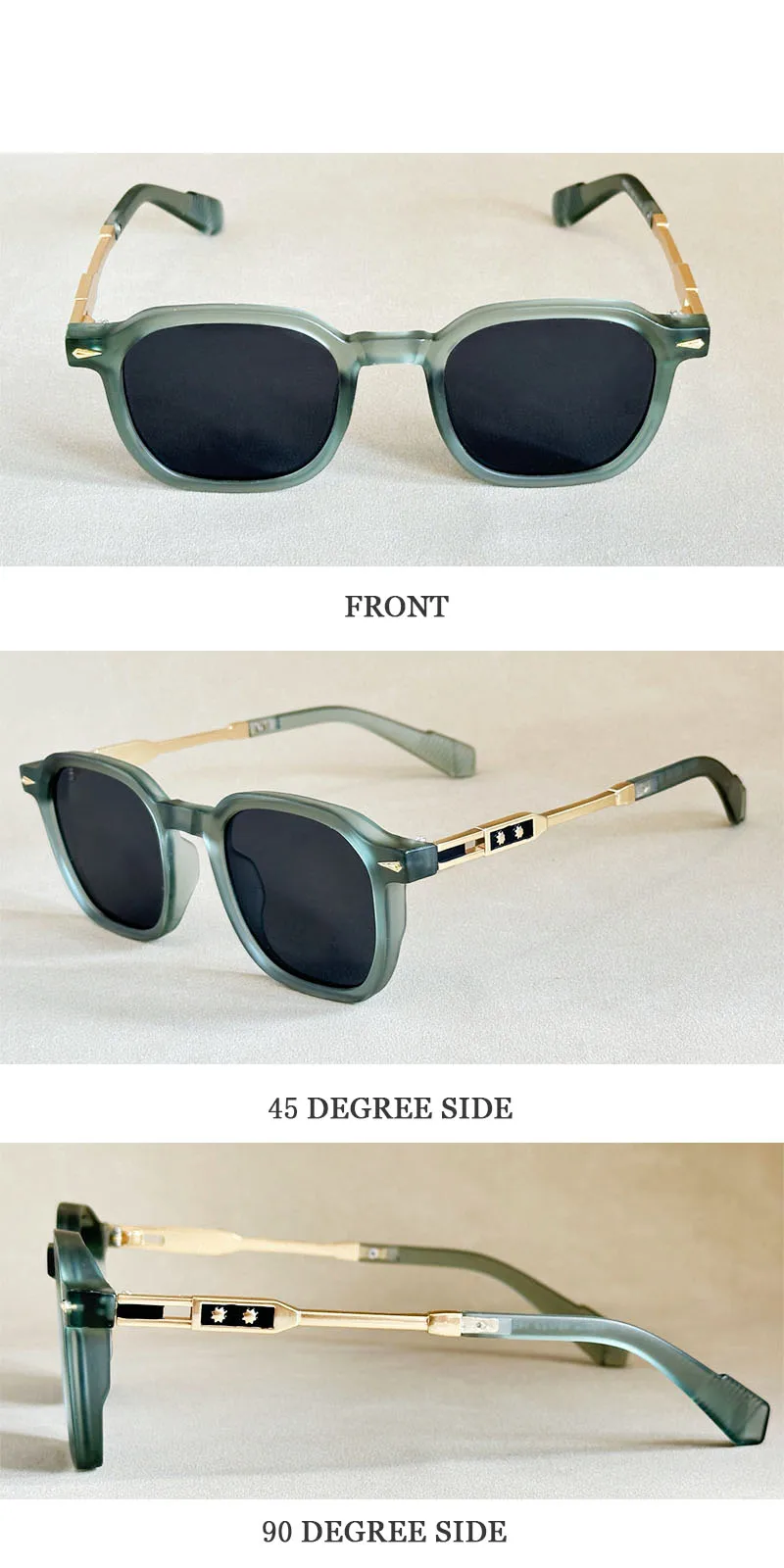 2025, Sonnenbrille Männer Vintage Sonnenbrille Frauen Retro Mode Gläser Urlaub Luxe Femme Lunette Soleil Femme Gafas De Sol Hombre – Detail 24