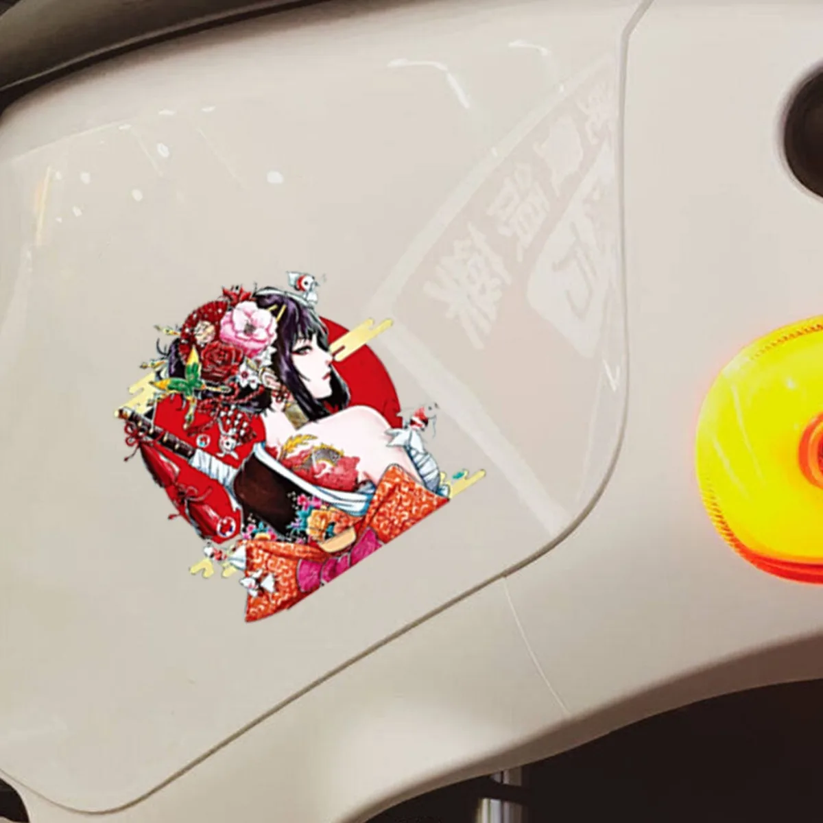Monster Energy Reflective Motorcycle Scooter Car Stickers Decals Decoration Rear Windshield Body Window For Honda Toyota ISUZU view 5