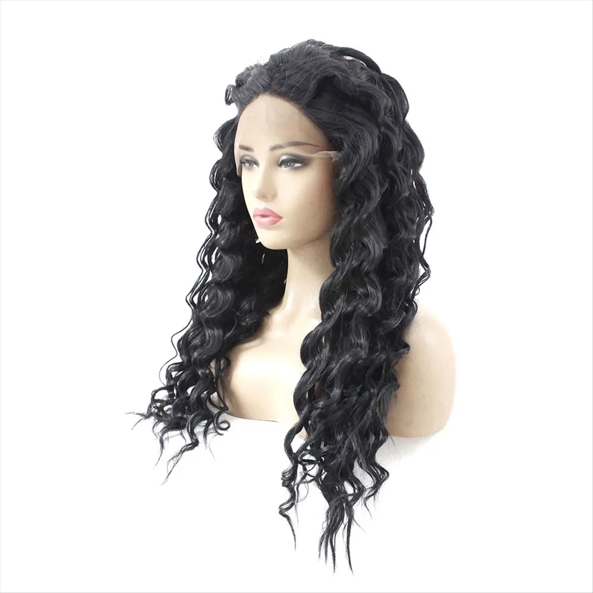 

*A14E 24-дюймовый передний кружевной вьющийся парик с бахромой, парики из вьющихся волос, бразильские парики из натуральных волос Remy для женщин