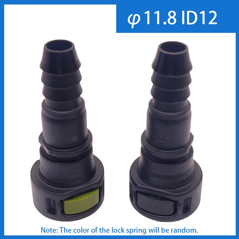 2pcs x 11.8 ID12 180° Single O-ring for Gas/Water/Air Female Auto Car Fuel Line Hose Quick Release Connector Carburetor Part