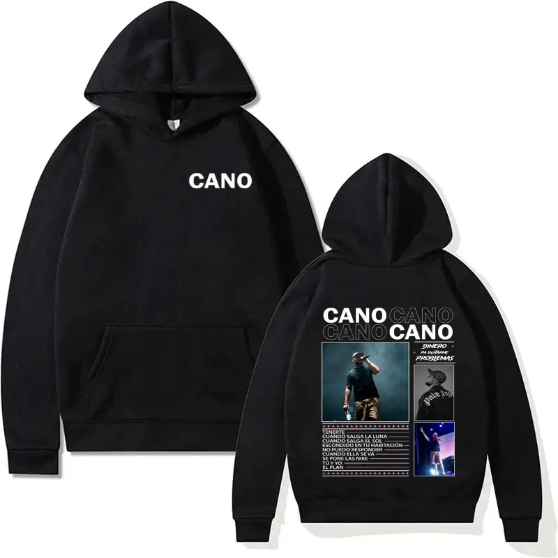 ألبوم جولة مغني الراب كانو تريانا 2025 تصميم الأزياء هوديي الرجال امرأة البلوز البلوز الهيب هوب كم طويل المتضخم للجنسين