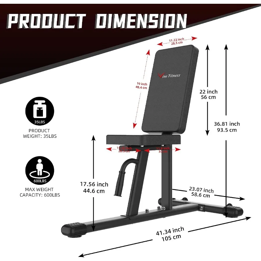 Seated Stationary Bench, Shoulder Press Upright Weight Bench