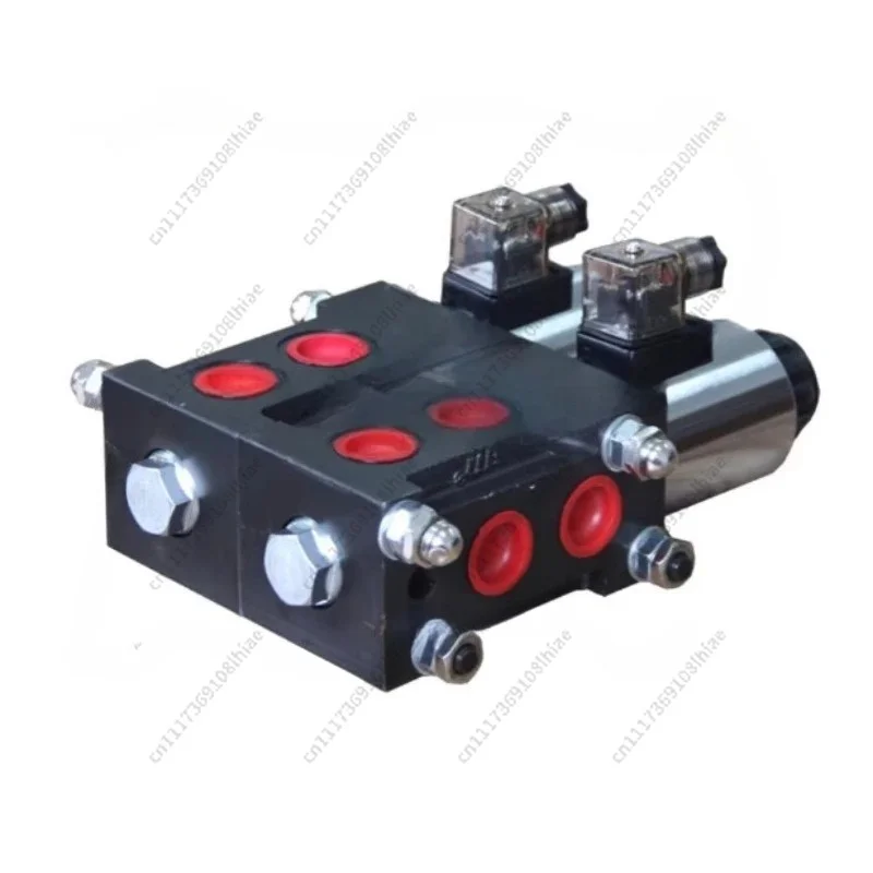 2 Position 6 Way Solenoid Valve Heavy Duty for Mini Excavator Grapple Winch Parts
